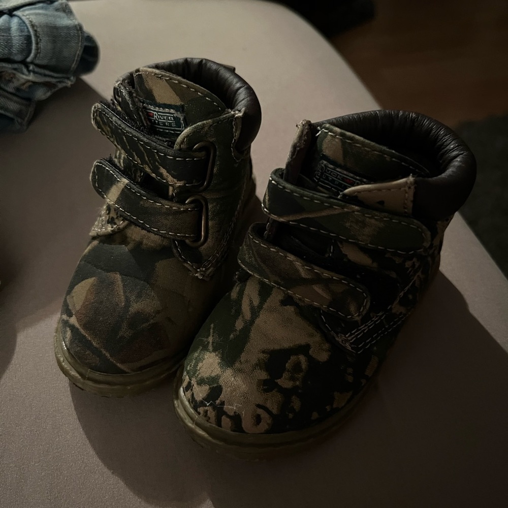 Baby Boy Camo boots.